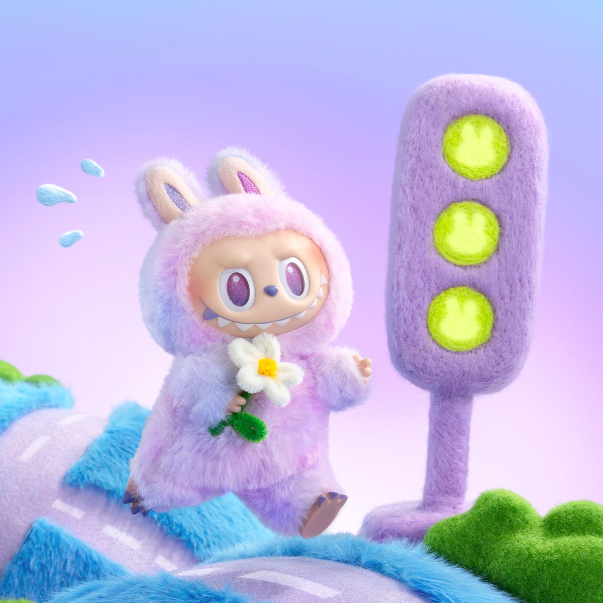 Pop Mart Labubu The Monsters Big Into Energy Series Vinyl Plush Pendant Blind Box