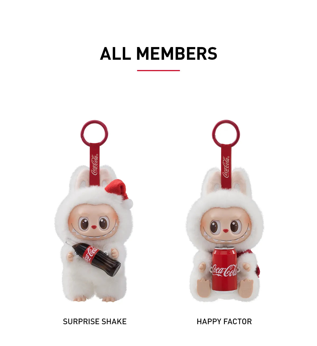 Pop Mart Labubu The Monsters Coca Cola Series Vinyl Face  / 1 Pack