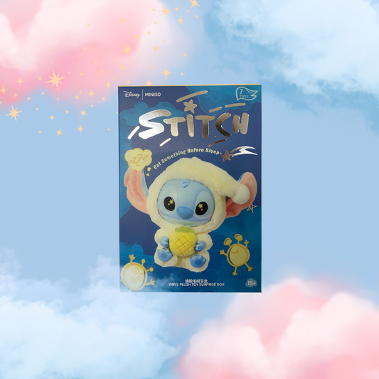 Neue Miniso Disney Stitch Eat Some Thing Before Sleep Serie Vinyl 1x Blind Box